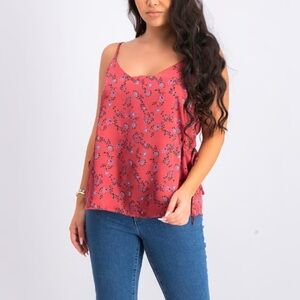 ABS Allen Schwartz floral blouse size M